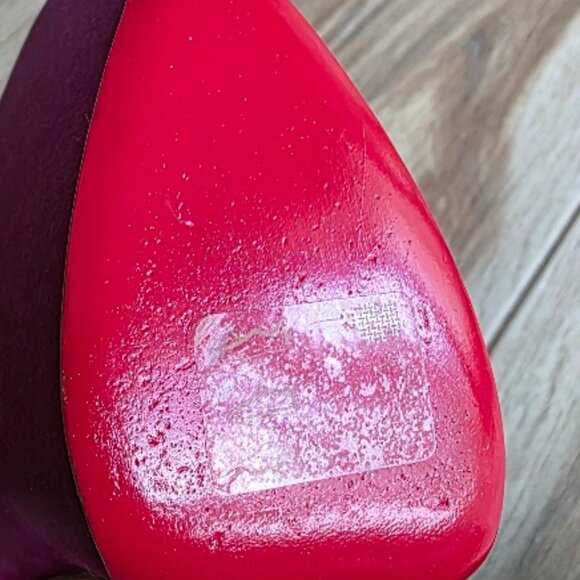 PRICED DROP! Christian Louboutin Def Daffodiles Purple Satin Shoes 160 Eur. 34.5 - Picture 13 of 16